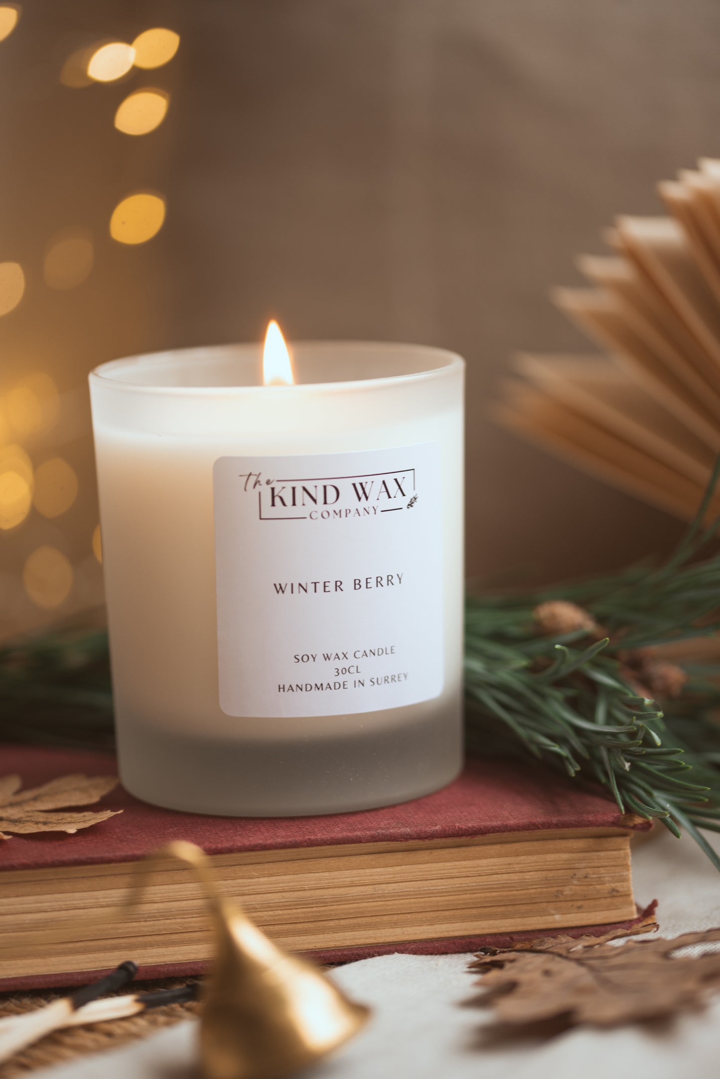 Winter Berry Scented Soy Candle