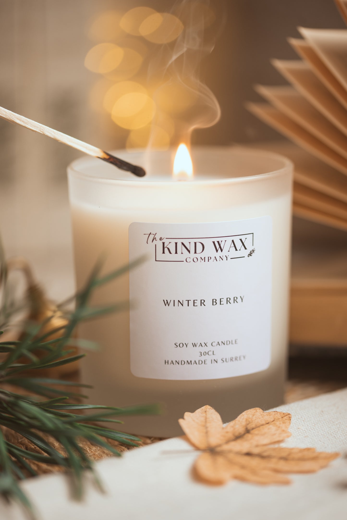 Winter Berry Scented Soy Candle