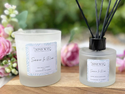 Summer In Bloom Soy Candle - TheKindWaxCompany